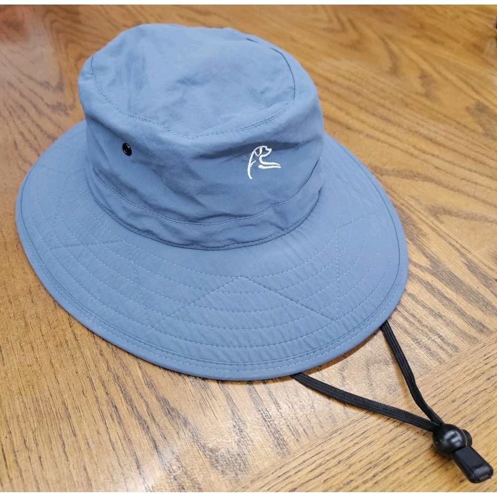 Rhoback The Spackler Sun Hat Mens L/XL Blue Wide Brim Fishing Golf Nylon UPF 50